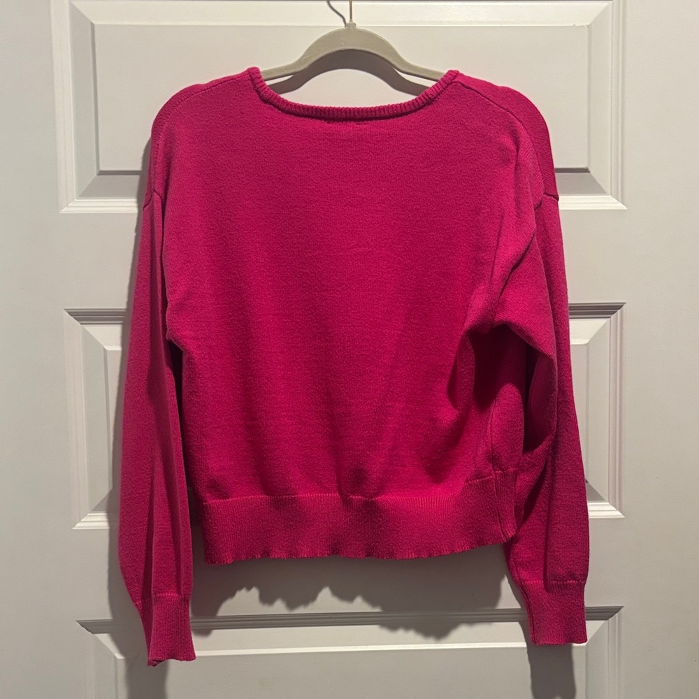 Pink bow sweater - Picture 5 of 5